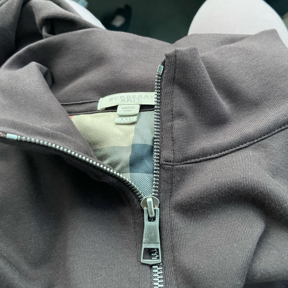burberry half zip